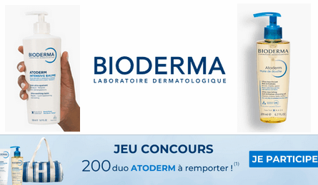 Concours Bioderma 200 Duo Atoderm Bioderma à Gagner