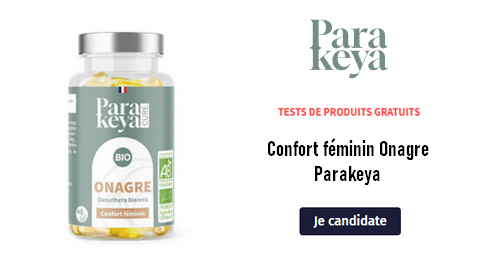 Test Gratuit Parakeya : Confort féminin Onagre Parakeya