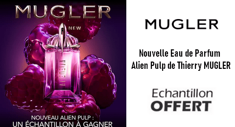 Échantillon Gratuit Nouvelle Eau de Parfum Alien Pulp de Thierry MUGLER