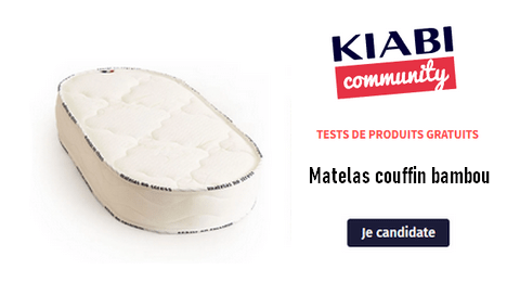 KIABI Community Test Gratuit : Matelas Couffin de Matelas No Stress