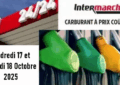 Intermarché Carburants à Prix Coûtant les 17 et 18 Octobre 2025