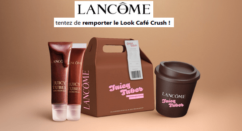 Concours Lancôme Paris 5 Boxes CAFE CRUSH à Gagner
