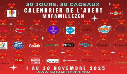Calendrier de L'avent Ma Famille Zen 30 Jours 30 Cadeaux à Gagner