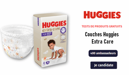 Sampleo Test Gratuit Couches Huggies Extra Care