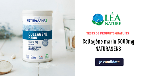 Tests Gratuits Club Léa Nature : Collagène marin 5000mg NATURASENS