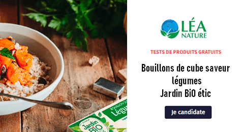 Léa Nature Test de Produit Gratuit : Bouillons de Cube Saveur Légumes Jardin BiO étic