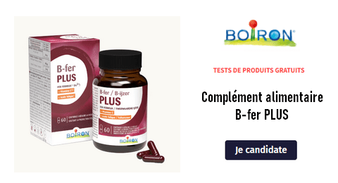 Test Gratuit Boiron : Complément Alimentaire B-fer PLUS Boiron