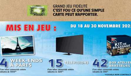 Grand Jeu Fidélité Intermarché 61 Lots à Remporter