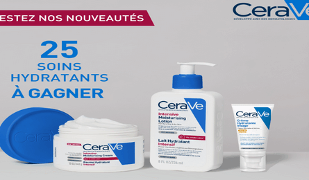 Concours Cerave 25 Soins Hydratants Cerave à Gagner