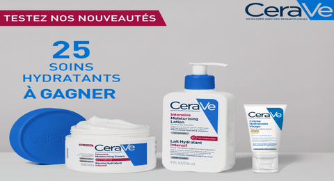 Concours Cerave 25 Soins Hydratants Cerave à Gagner