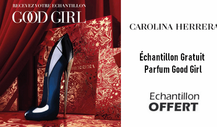 Échantillon Gratuit Parfum pour Femme Good Girl Carolina Herrera