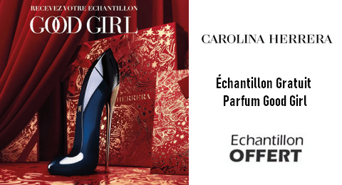 Échantillon Gratuit Parfum pour Femme Good Girl Carolina Herrera