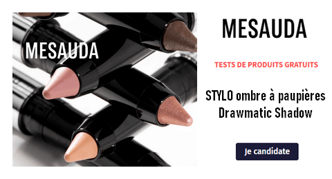 Gouiran Créative Test Produit : STYLO ombre à paupières Drawmatic Shadow MESAUDA BEAUTY