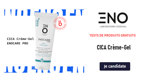 Test Gratuit ENO : CICA Crème-Gel ENO