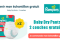 Échantillons Gratuits Couches-culottes Pampers Baby Dry Pants