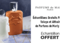 Échantillons Gratuits Parfums Valaya et Althaïr de Parfums de Marly Paris