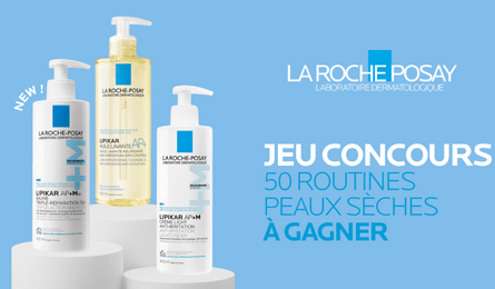 Concours La Roche Posay 50 routines Peaux Sèches Gagner