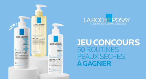 Concours La Roche Posay 50 routines Peaux Sèches Gagner