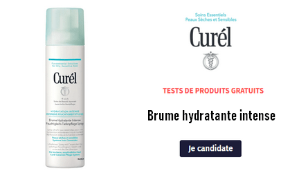 Blissim La Communauté Test Gratuit : Brume hydratante intense - Curél