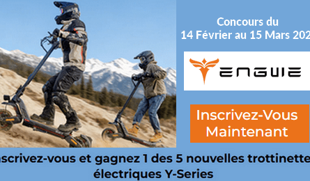 Concours ENGWE 5 Nouvelles Trottinettes électriques ENGWE Y-Series à Gagner