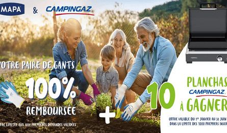 Offre de Remboursement Mapa Votre Paire de Gants de Jardin 100% Remboursée