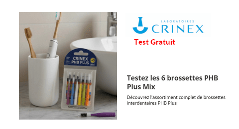 Test Gratuits Produits Laboratoires Crinex Brossettes PHB Plus Mix