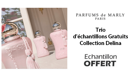 Trio d'Échantillons Gratuits Collection Delina de Parfums de Marly
