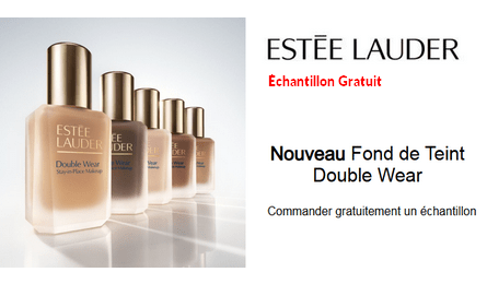 Échantillon Gratuit Nouveau Fond de Teint Double Wear de Estée Lauder