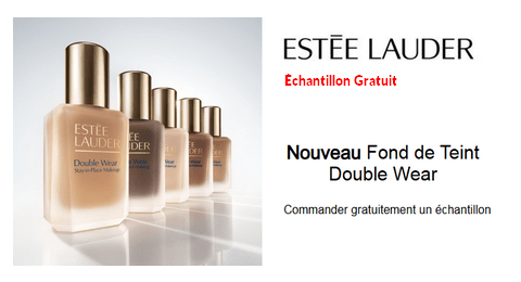 Échantillon Gratuit Nouveau Fond de Teint Double Wear de Estée Lauder