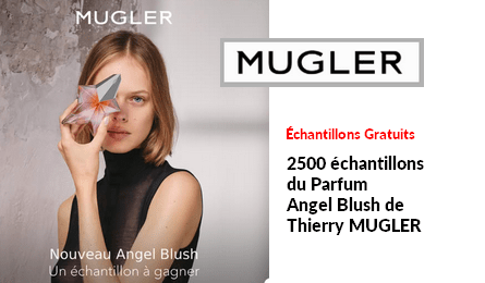 Échantillons Gratuits 2500 échantillons du Parfum Angel Blush de Thierry MUGLER