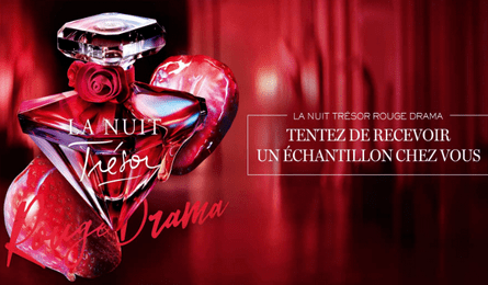 Échantillons Gratuits 5000 échantillons du Parfum La Nuit Trésor Rouge Drama de Lancôme