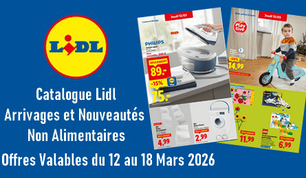 Lidl catalogue valable du 12 au 18 mars 2026