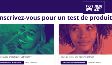 Tests Gratuits Home Tester Club : Produits Soins et beauté à Tester
