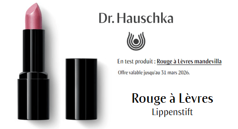 Test Gratuit Rouge à Lèvres mandevilla Dr. Hauschka