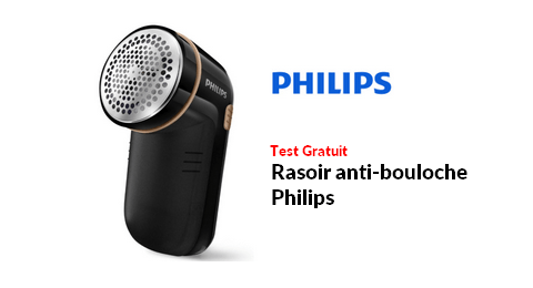 Test Produit Philips Rasoir anti-bouloche Philips