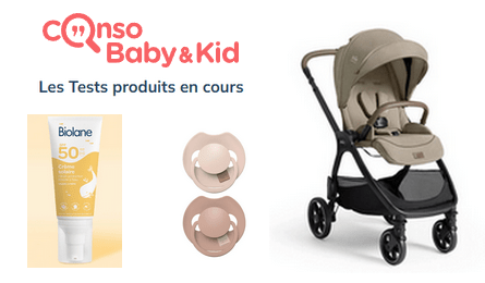 Tests Gratuits ConsoBaby&Kid 86 Produitss pour le Bébé et la Maman à tester