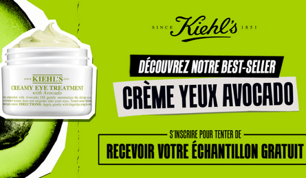 5000 Échantillons Offerts de la Crème Yeux Avocado Kiehl's