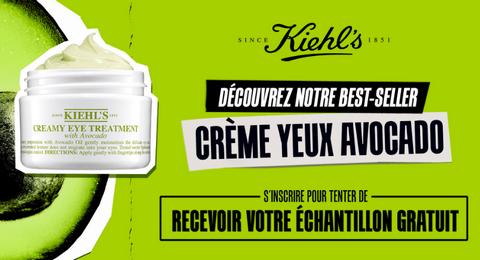 5000 Échantillons Offerts de la Crème Yeux Avocado Kiehl&rsquo;s
