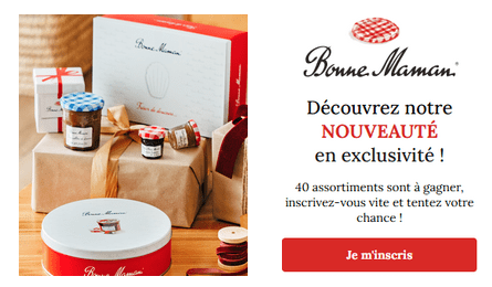 Concours Bonne Maman 40 Assortiments de Confitures à Gagner
