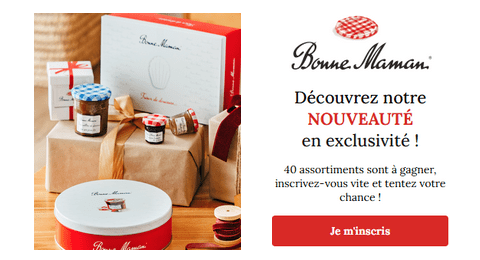 Concours Bonne Maman 40 Assortiments de Confitures à Gagner