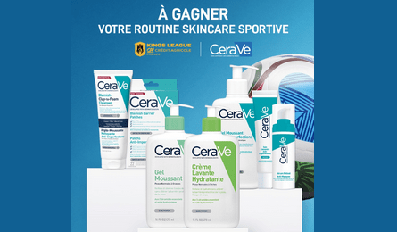 Concours CeraVe votre Routine skincare sportive CeraVe à Gagner