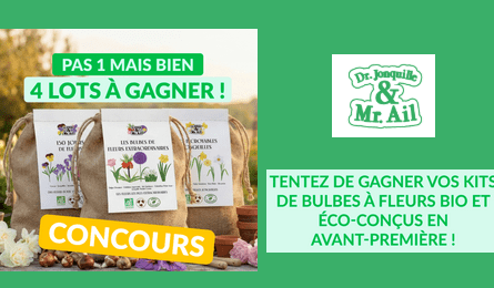Concours Dr. Jonquille & Mr. Ail des Kits de bulbes à fleurs BIO à Gagner