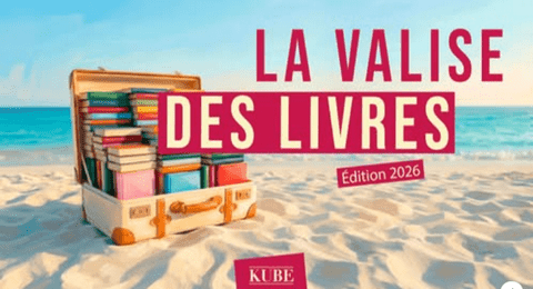 Concours Kube La valise des Livres 133 livres à Gagner