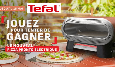 Concours Tefal 1 Four à pizza électrique Pizza Pronto à Gagner