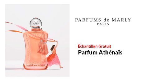 Échantillon Gratuit Parfum Athénaïs Parfums de Marly Paris