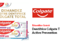 Échantillons Gratuits Dentifrice Colgate Total Active Prevention