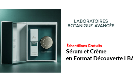 Échantillons Gratuits Laboratoires Botanique Avancée Sérum et Crème Format Découverte LBA