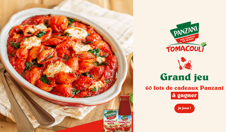 Grand concours Panzani Tomacouli 60 Lots de Cadeaux Panzani à Gagner
