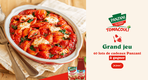 Grand concours Panzani Tomacouli 60 Lots de Cadeaux Panzani à Gagner