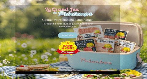 Concours du Printemps Petitgas des Glacières pique-nique et des Produits Petitgas à Gagner